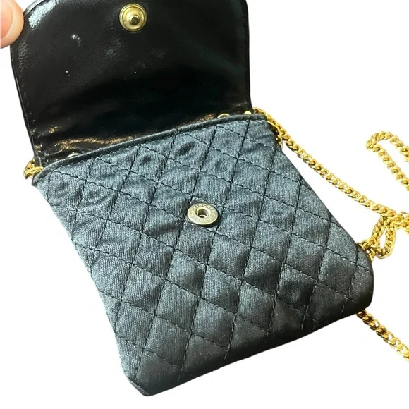Vintage Chanel Black Quilted Micro Bag - with Chanel Gift Bag - Picture 10 of 15